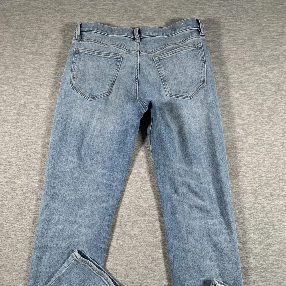 Banana Republic Jeans Mens 33x31 (33x32) Slim Taper Stretch Denim Pants‎ Blue